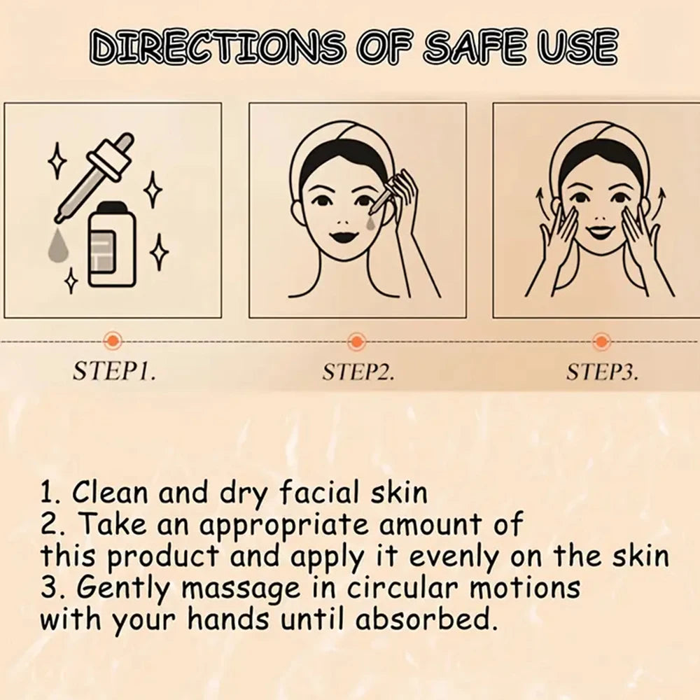 Vitamin C Firming Skin Essence: Day-Night Hydration & Plant Amino Acid Formula for Radiant Complexion