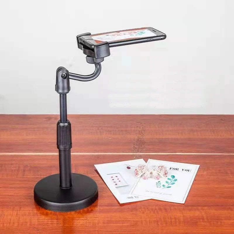 Desktop Tripod for Smartphone iPhone Stand with Phone Holder Bracket