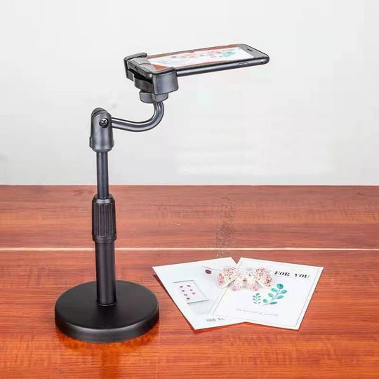 Desktop Tripod for Smartphone iPhone Stand with Phone Holder Bracket