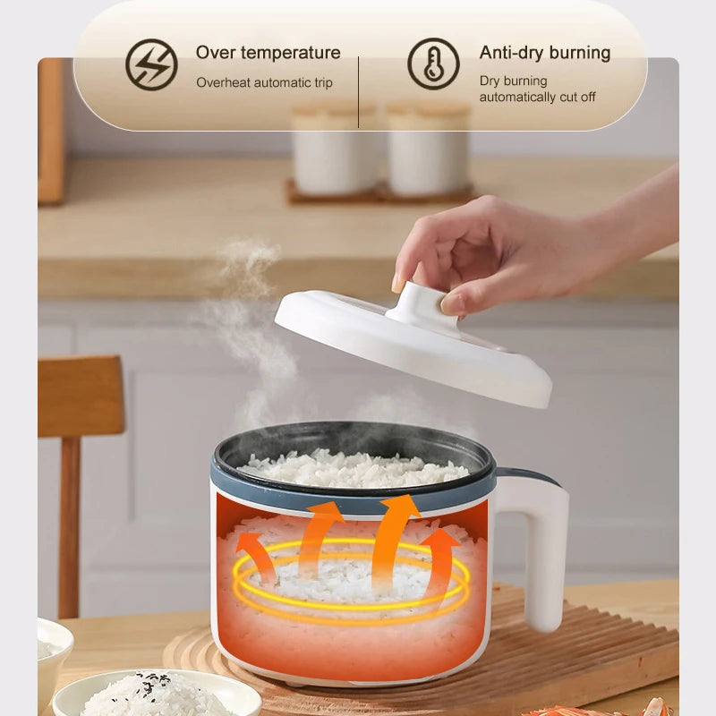 Electric Mini Rice Cooker and Multifunction Pot