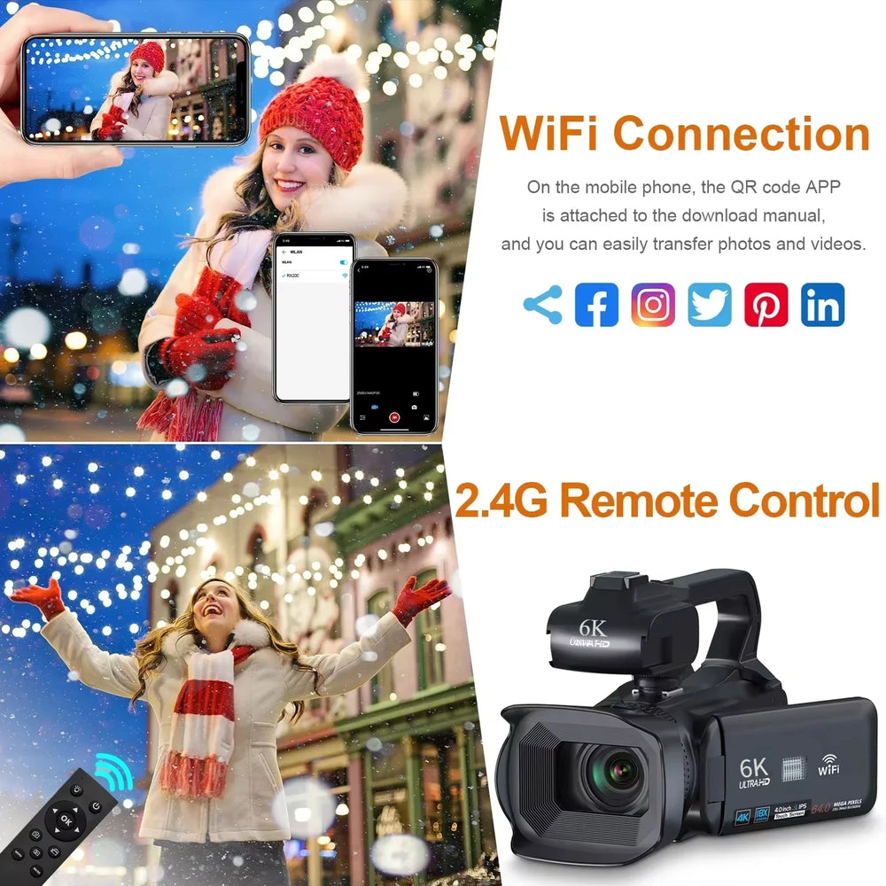 6K Professional Video Camera
