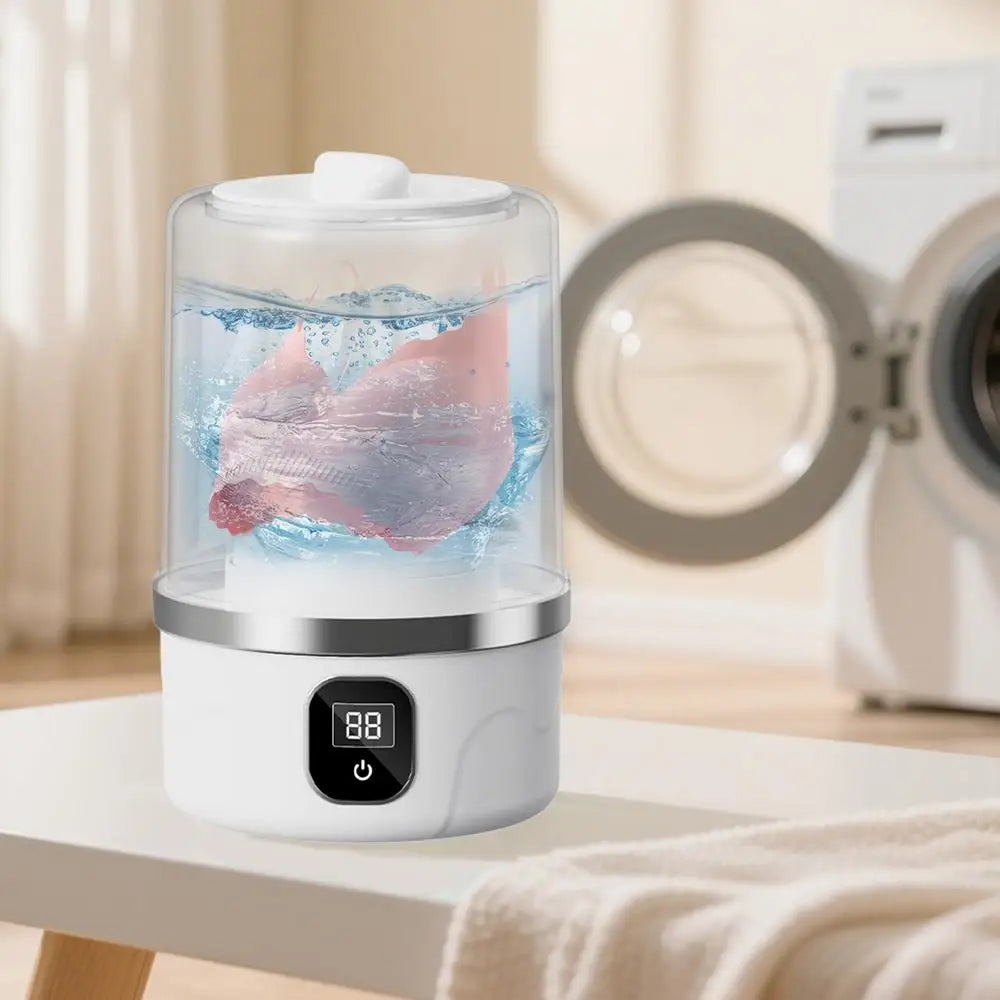 Underwear Washing Machine Mini Laundry Washer Cleaning For Underwear Rechargeable Baby Clothes Cleaning Appliance For Towels