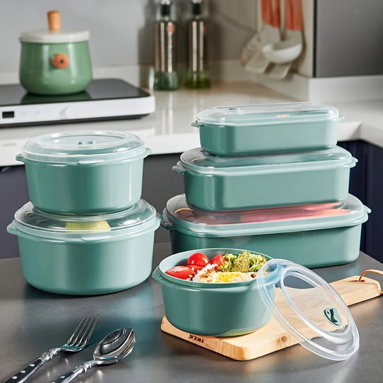 3-Pack BPA-Free Plastic Food Storage Containers with Lids