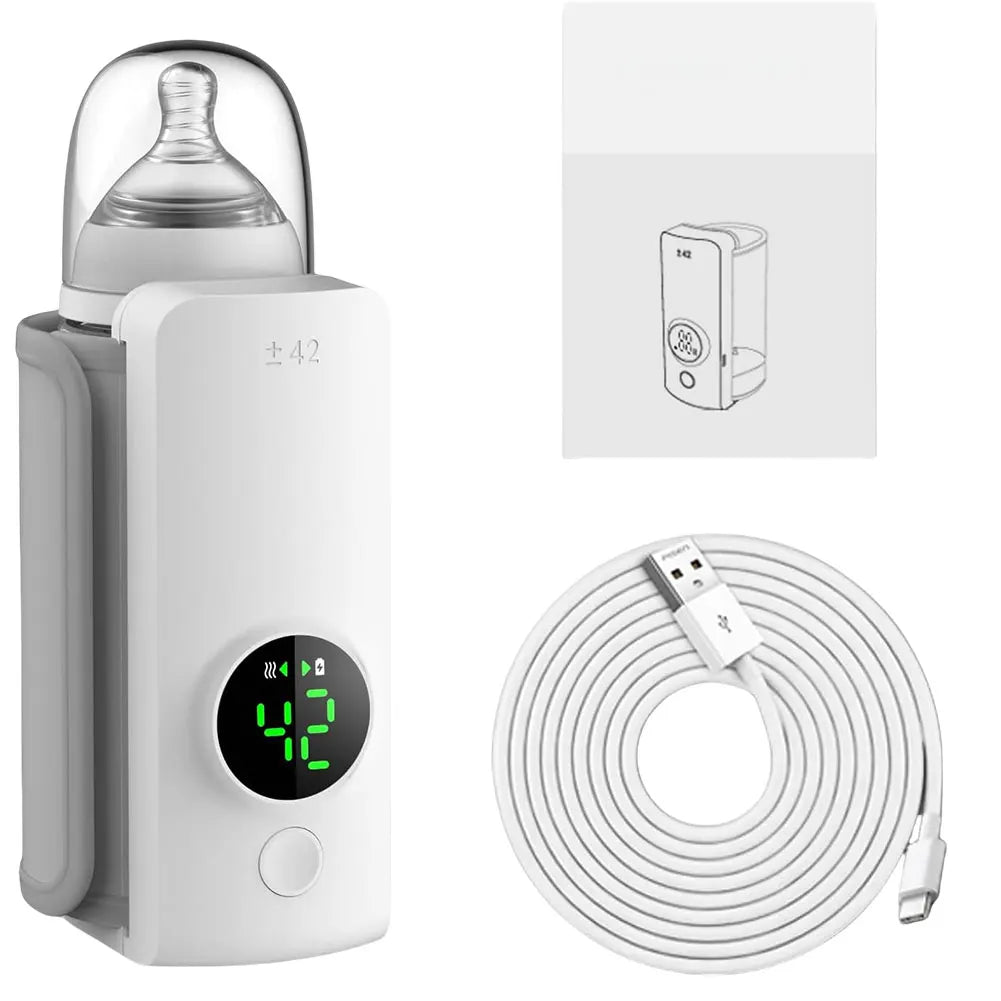 Cordless Milk Warmer with Temperature Control Baby Bottle Warmer Travel Warmer for Comfortable Baby Feeding On The Go