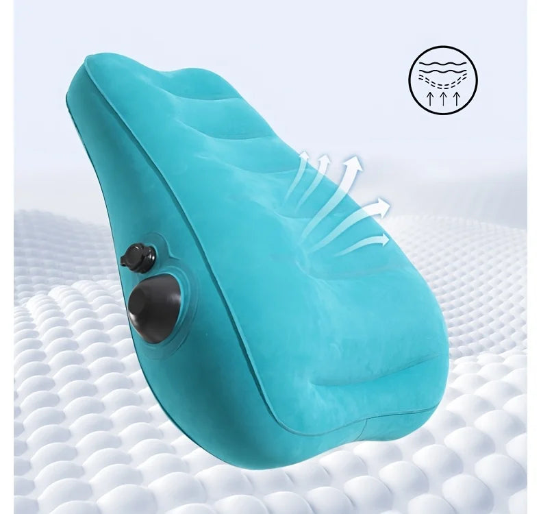 Ergonomic Inflatable Lumbar Support Pillow