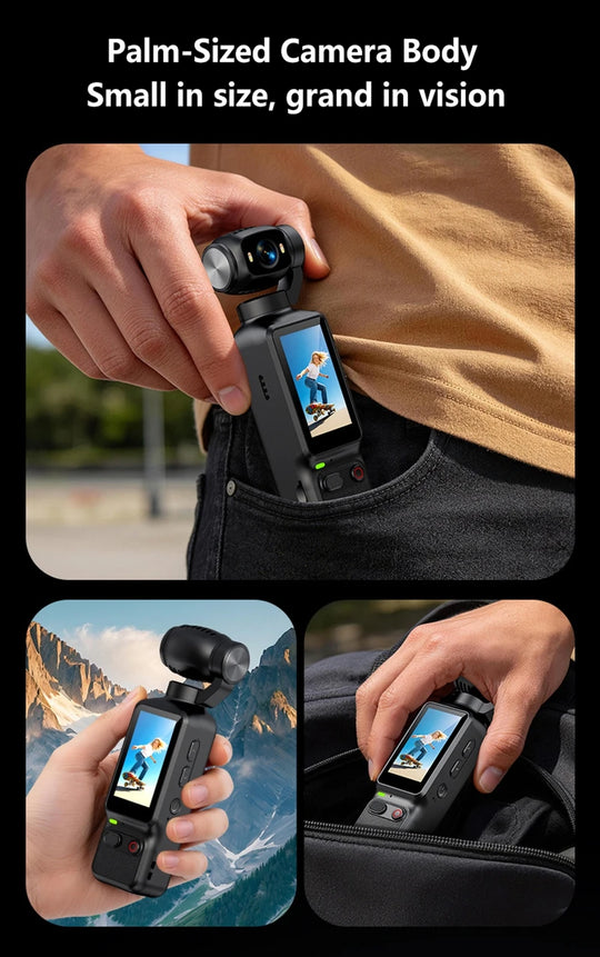 Lenovo HD 4K Action Camera 180° Rotatable For Vlog YouTube Tiktok Girls Record Life Video Recording Entry Portable Action Camera
