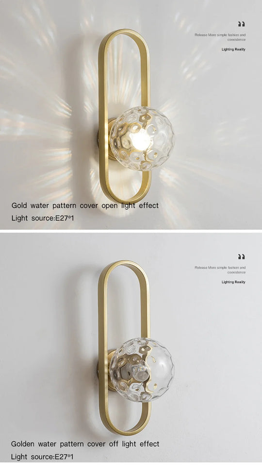 LED Wall Lamp For Luxury Living Room Bedroom Bedside Corridor Aisle Light Hotels Background Home Decorative Wall Sconce 12W