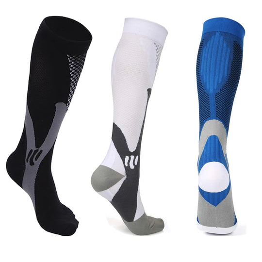 Compression Socks Travelers Socks Football Soccer Thigh Long Tube Unisex Outdoor Sports Nurses Stockings For Men Women