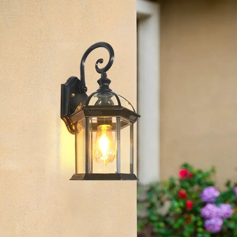 Outdoor WallLamp Waterproof Retro American Villa Courtyard Aisle Corridor Outdoor Simple Garden LED Balcony Wall Lamp