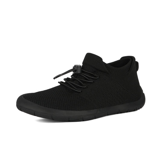 Casual Women's Wide Fit Sneakers Flats Minimalist Breathable Wide Width Sneakers Mesh Barefoot Walking Shoes