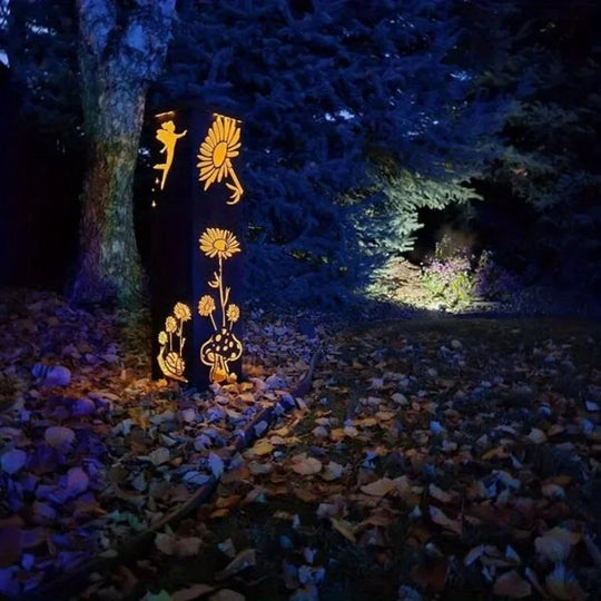 Fairy and Mushroom Garden Column