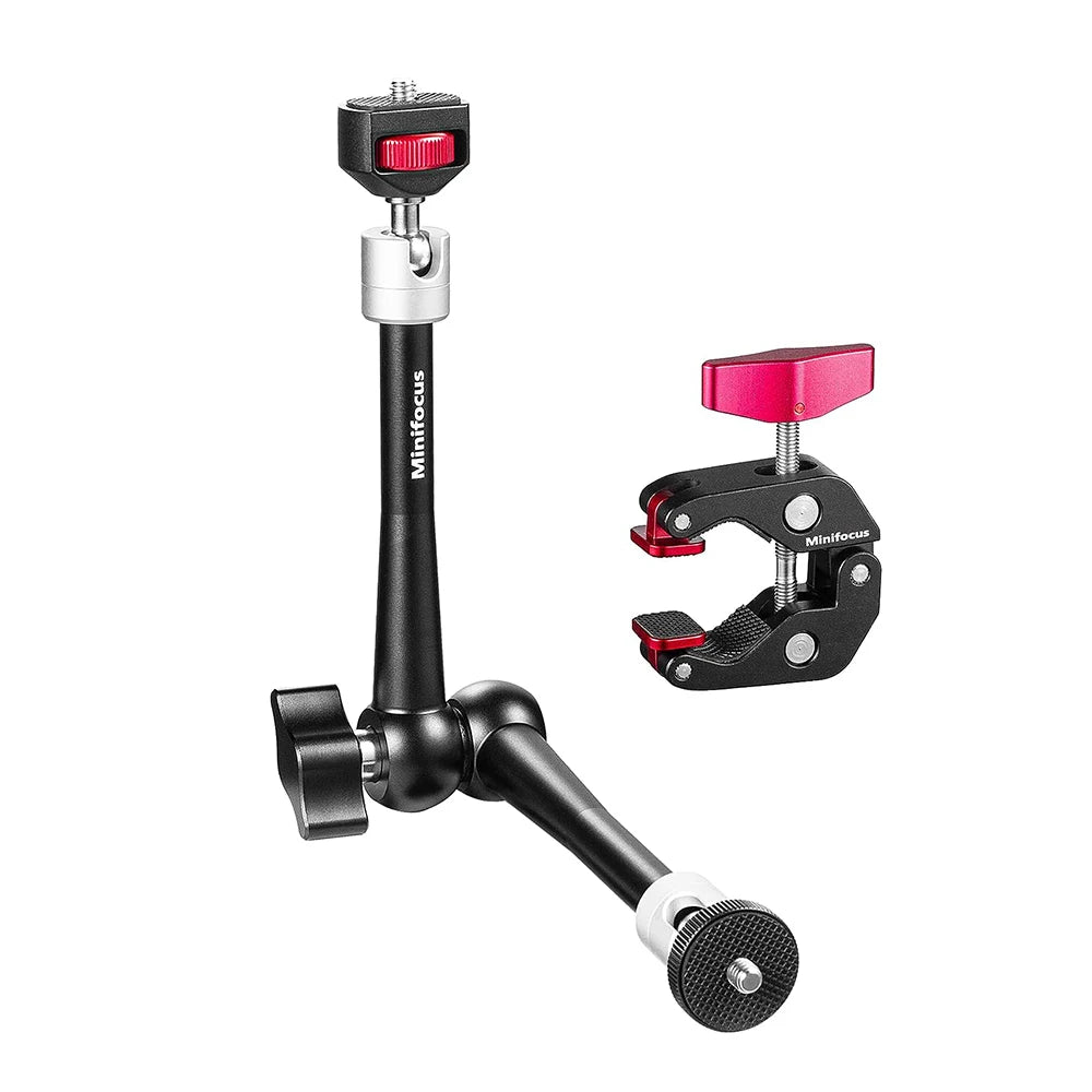 Upgraded 11" Adjustable Friction Power Articulating Magic Arm for DSLR Monitor Flash LED Video Light Vlog Cage Rig Tripod Gimbal - Jscomfortzstore