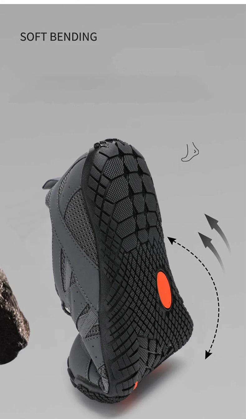 New men's and women's hiking shoes outdoor breathable soft soled hiking shoes bicycle shoes couple hiking shoes