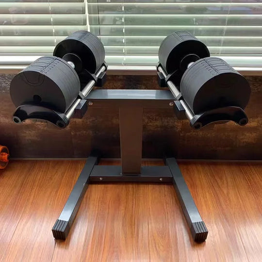 36KG Adjustable Dumbbell Set with Stand