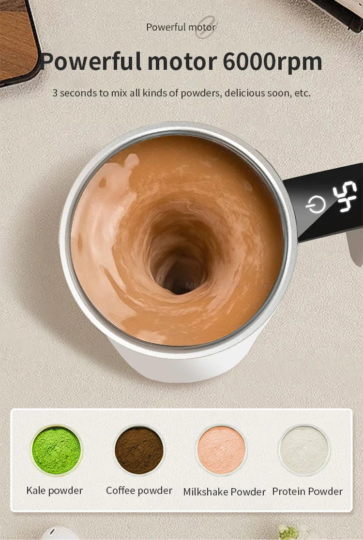 Automatic Self-Stirring Coffee Mug