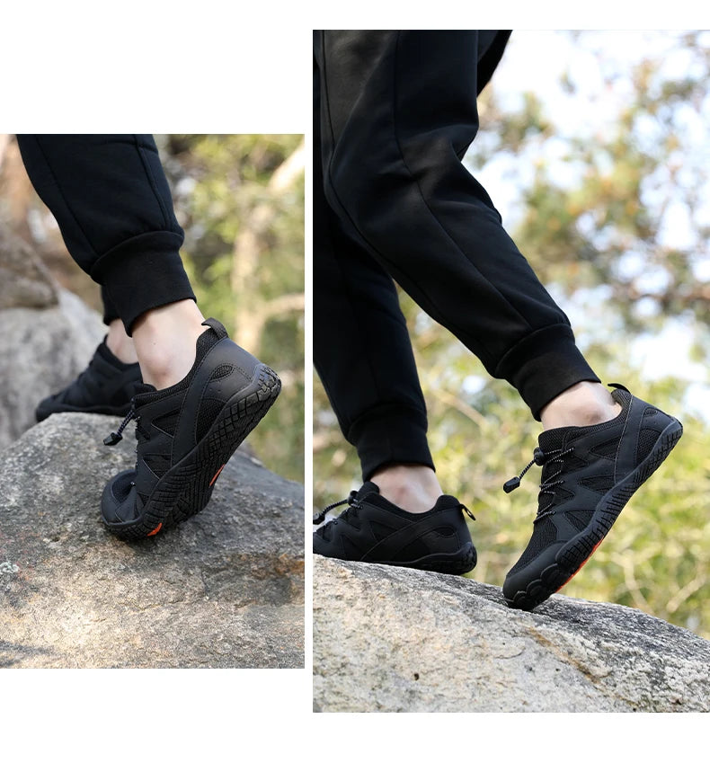 New men's and women's hiking shoes outdoor breathable soft soled hiking shoes bicycle shoes couple hiking shoes