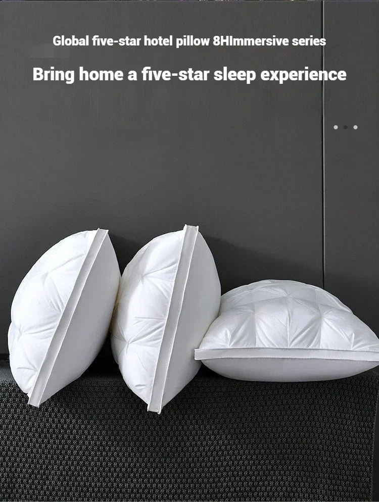 Sleeping Pillows 5-star Hotel Neck Pillow Three-dimensional Soft Solid Color Pillow Comfortable Pillows for Sleeping Home Offers