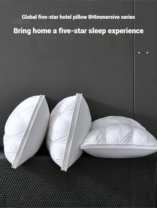 Sleeping Pillows 5-star Hotel Neck Pillow Three-dimensional Soft Solid Color Pillow Comfortable Pillows for Sleeping Home Offers