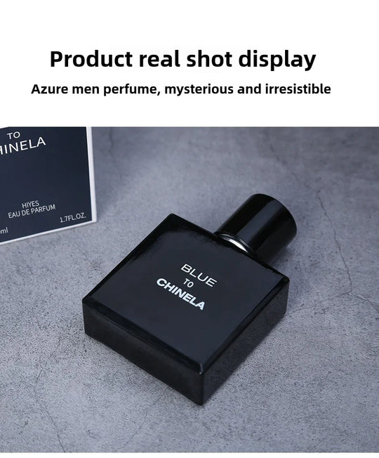 Men's Fresh Cologne Intense Long-Lasting Fragrance 8 Hours Bleu Men's Cologne Long-lasting Fresh Scent Masculine Charm Natural