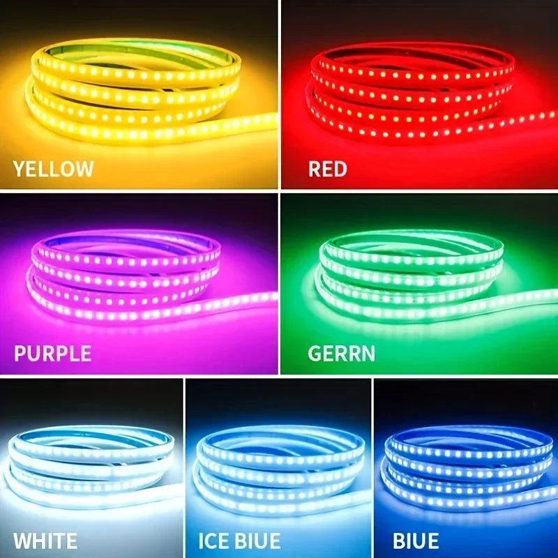 LED Daytime Running Light  Starting Car Hood  Door Decorative Lights DRL Auto Engine Hood Guide Decorative Ambient Lamp 12V