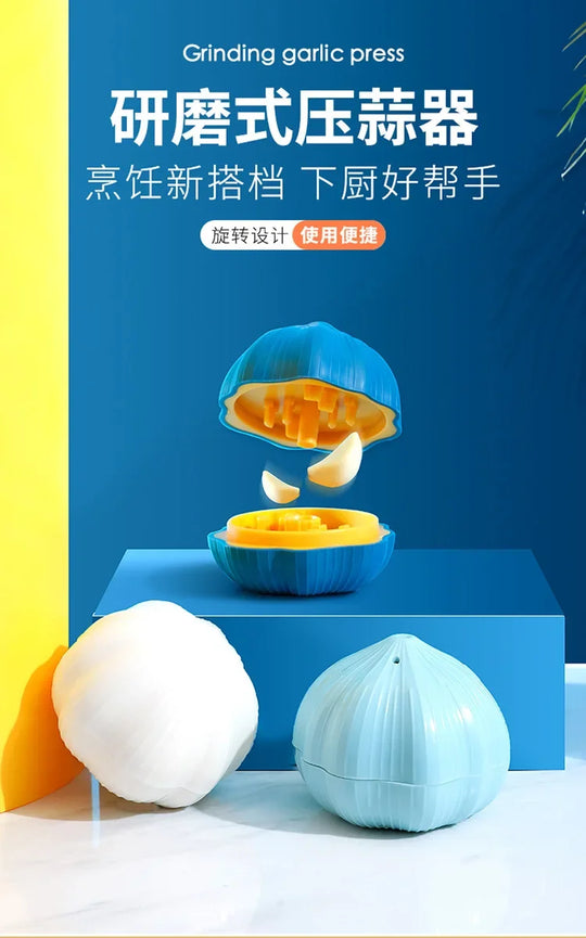 Manual Rotary Grinding Machine Garlic Sharpening Machine Crusher Kitchen Tools Manual Chili Ginger Garlic Mashing Machine