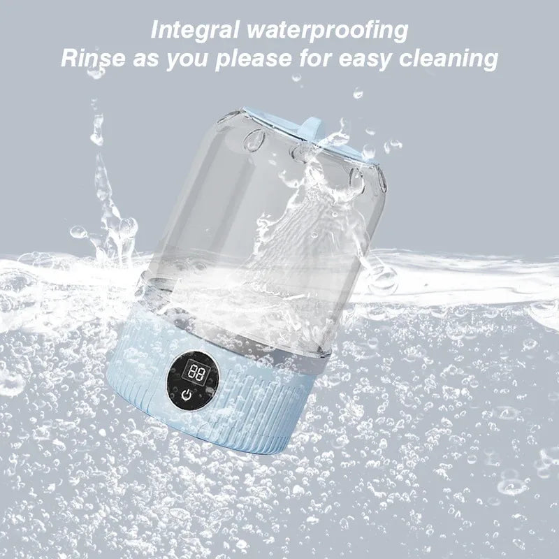 Mini Washing Machine Portable Washer Underwear Washer Rechargeable Automatic Laundry Cup Washing Machine Travel Home Dormitory