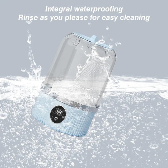 Mini Washing Machine Portable Washer Underwear Washer Rechargeable Automatic Laundry Cup Washing Machine Travel Home Dormitory