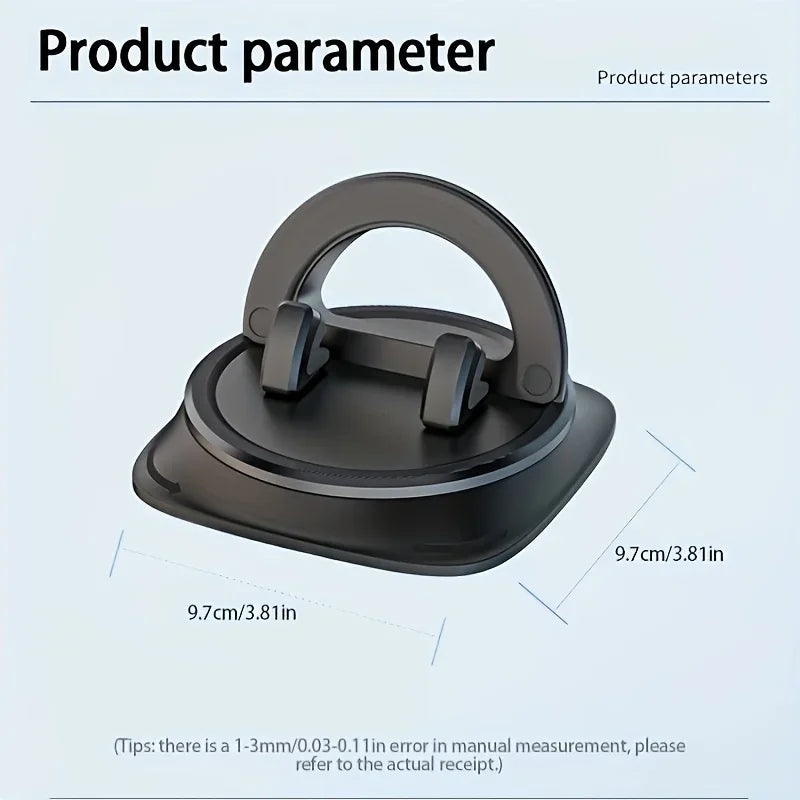 Adjustable Car Phone Holder With 360° Rotation, Silicone Anti-slip Pad, Suitable For Dashboard Navigation, Can Be Used In Cars,