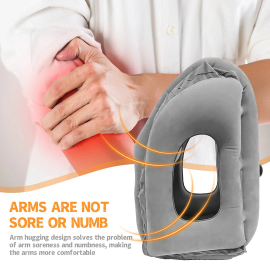 Inflatable Travel Pillow with Patented Valve