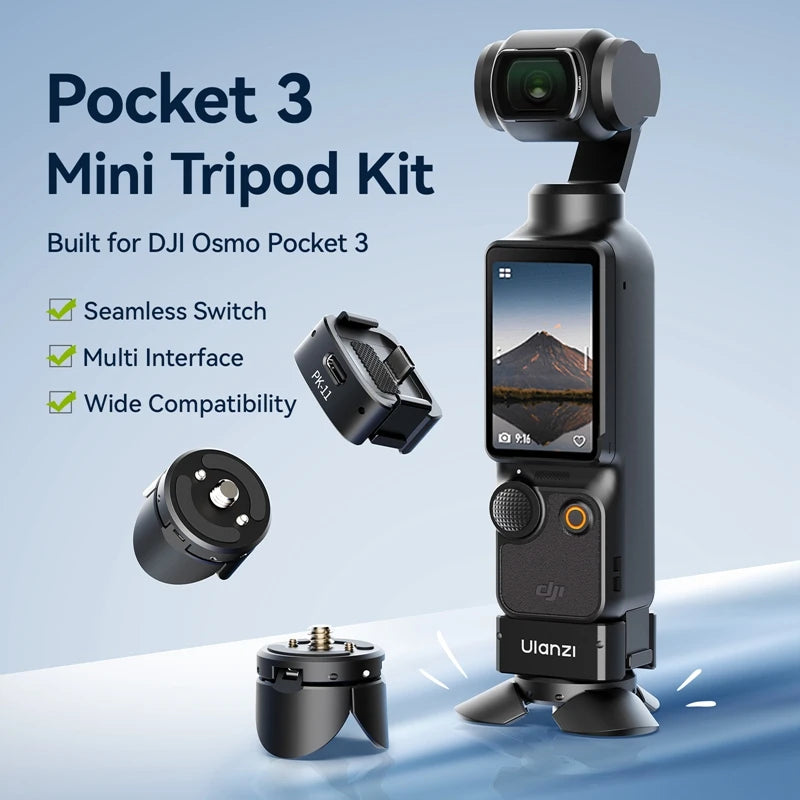 Ulanzi PK-08 | PK-11 Pocket 3 Mini Tripod Kit