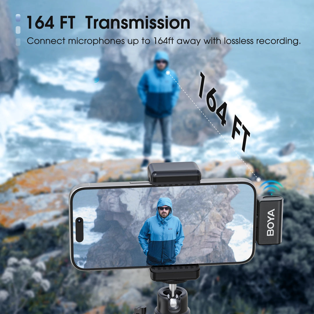 BOYA Omic D/U Wireless Lavalier Lapel Microphone
