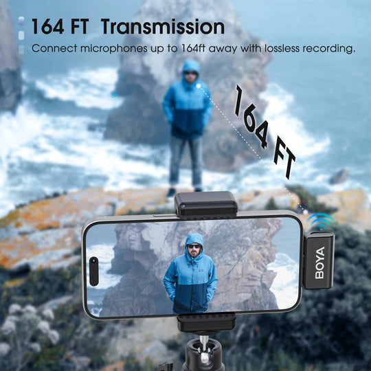 BOYA Omic D/U Wireless Lavalier Lapel Microphone