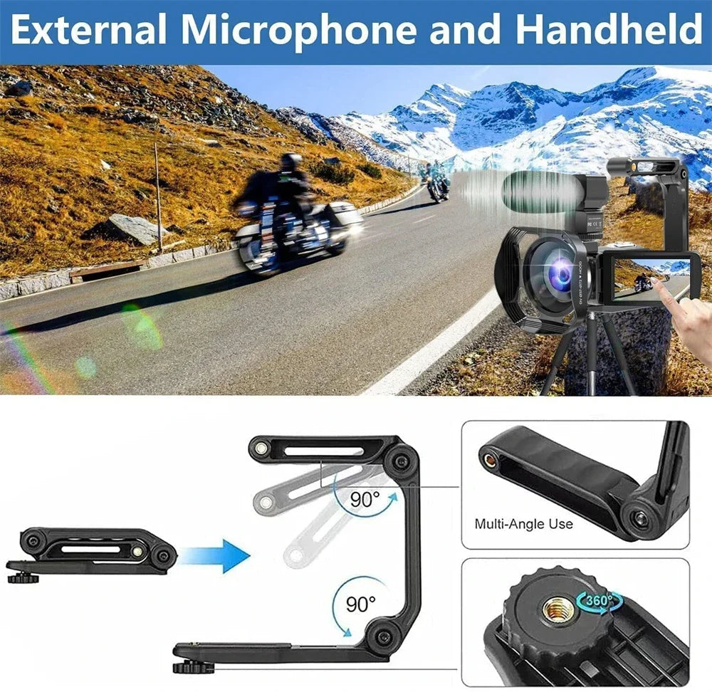 4K Professional Video Camera Camcorder
