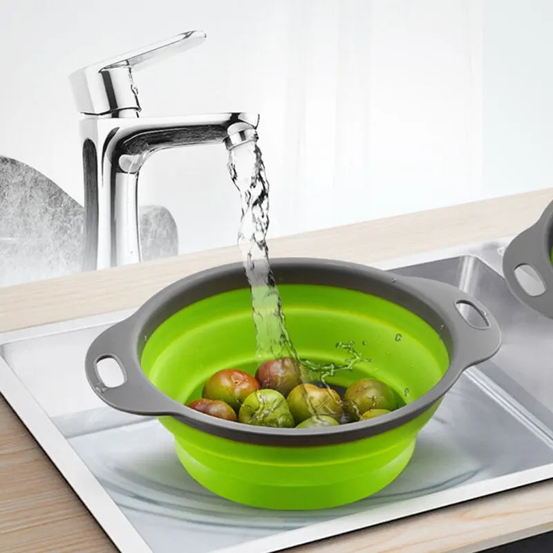 Collapsible Silicone Strainer Basket