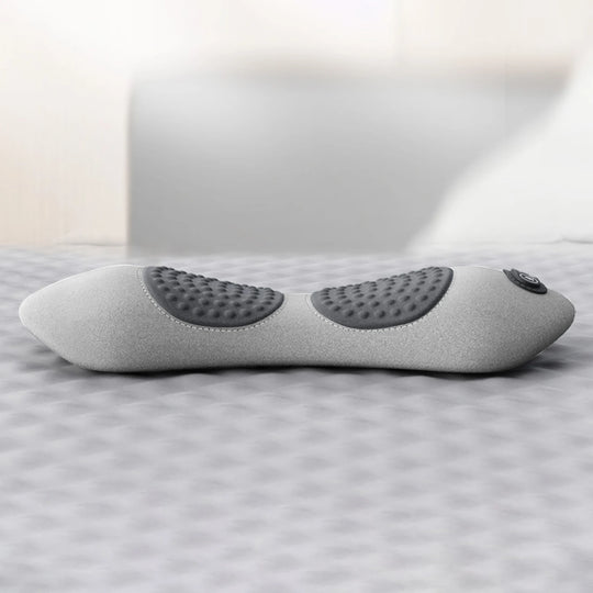 3-in-1 Back Massager with Relief Bed Sleeping Shiatsu Deep Tissue Portable Shoulder Lower Back Pain Relief Waist Massager Pillow