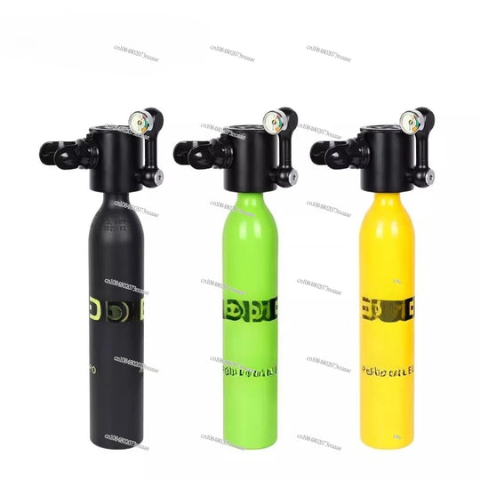 Diving Full Face Mask with Oxygen Cylinder