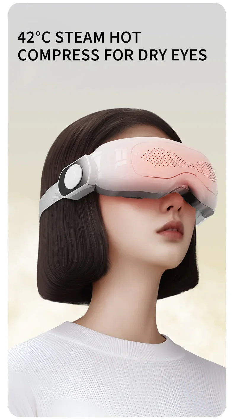 Eye Massage Instrument Vibration Heating Eye Massage Instrument Relieve Eye Fatigue Atomization Sleep Eye Care Beauty Health