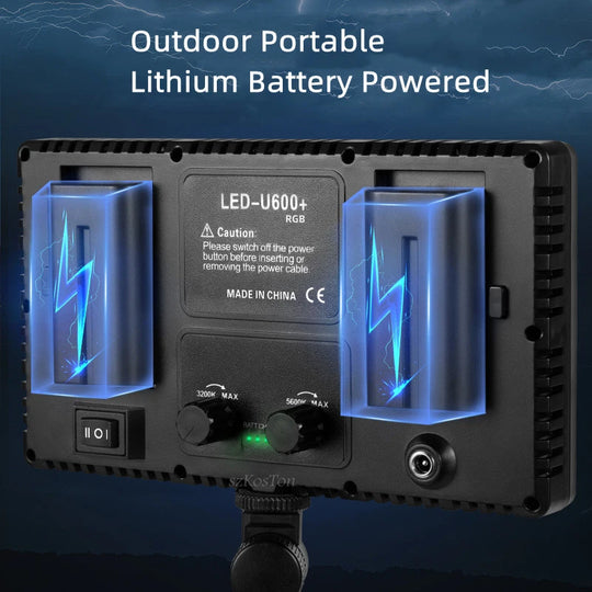 U600 RGB LED Photo Studio Light
