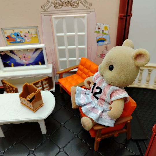 miniature items dollhouse furniture accessories living room bedroom supermarket shopping games family interaction doll kids toys