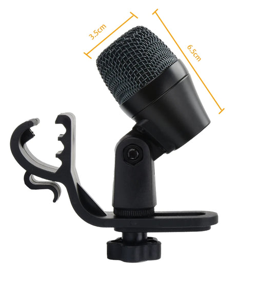 914 drum microphone, windproof cotton heart-shaped tubular condenser microphone, for live performances and studio recording