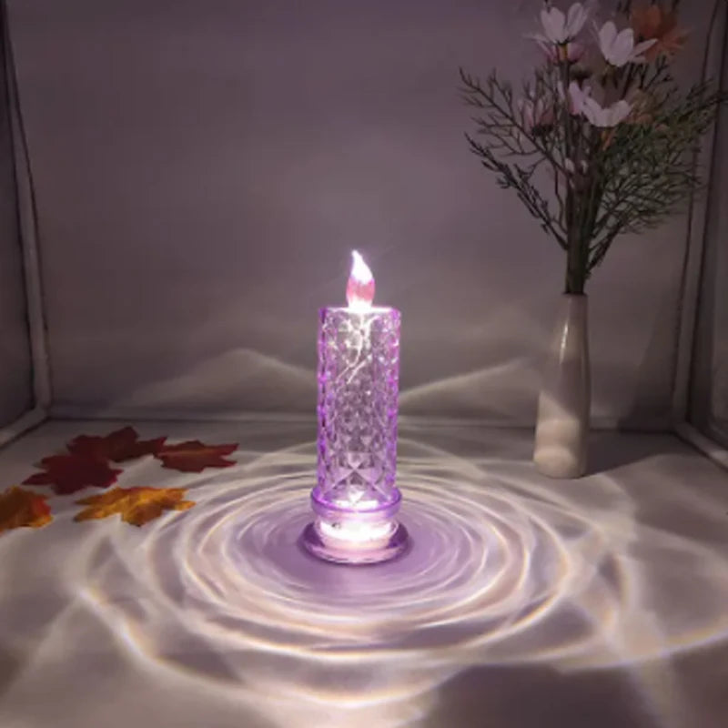 LED Flameless LED Candle Lamp Battery Powered Ambient Lamp For Home Parties, Weddings and St. Bedroom Decor Night Lights
