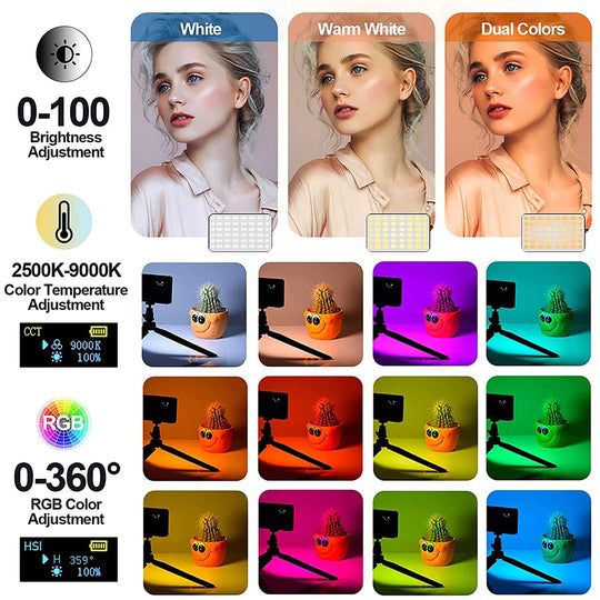 LED RGB Camera Light