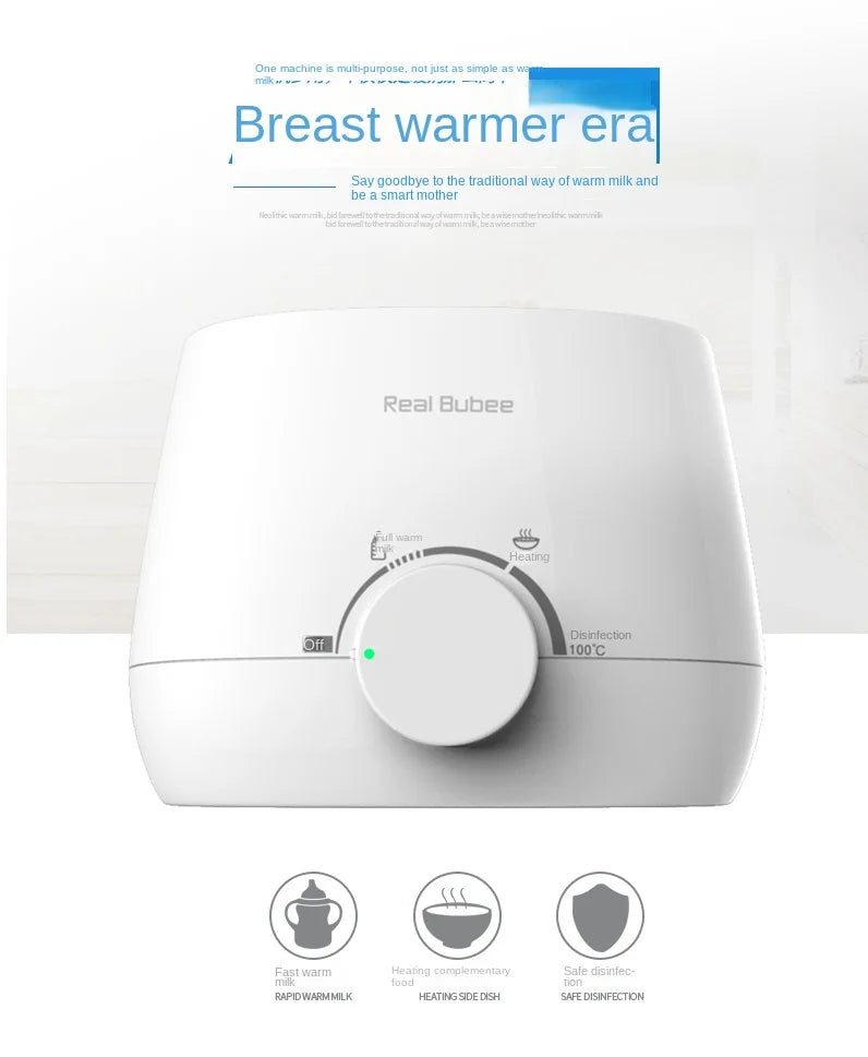 Baby Bottles Milk Warmer Food Heater Steam Sterilizer 5-Minute Fast Warming Precise Temperature Control Double Milk Warmer