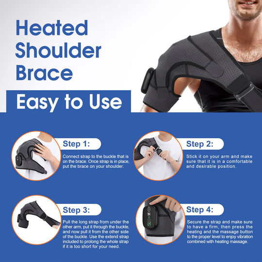 Heated Shoulder Massage Belt