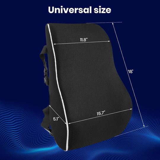 Non-Slip Memory Foam Lumbar Support Pillow