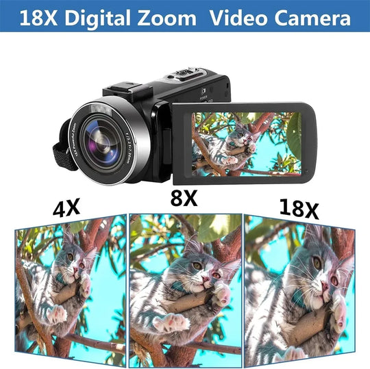 4K Professional Video Camera Camcorder