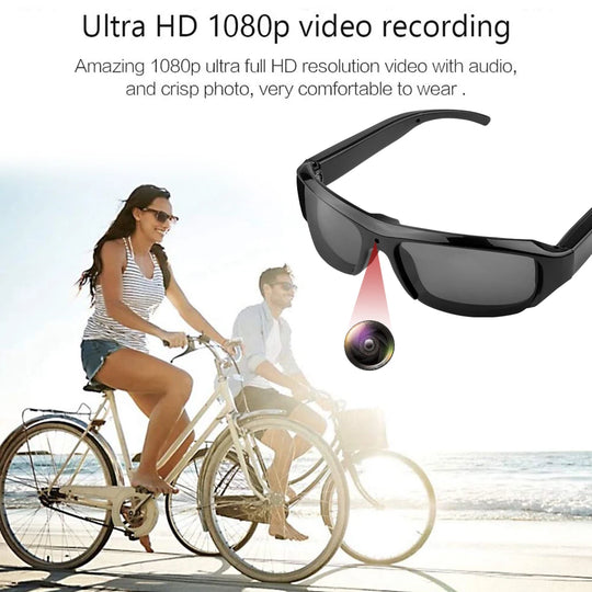 Portable 1080P HD Mini Glasses Camera Video Recorder Wearable Sunglasses Camera Outdoor Sports DV DVR Surveillance Camcorder