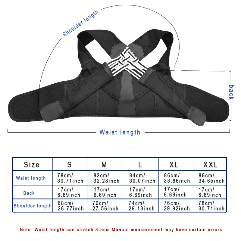 Back Brace Posture Corrector for Women & Men