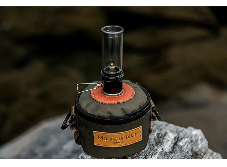 MOUNTAINHIKER Dreamlike Candlelight Lamp Tent Lighting Equipment Camping Lamp Windproof Gas Candle Lamp Outdoor Camping Lights