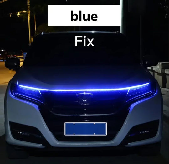 LED Daytime Running Light  Starting Car Hood  Door Decorative Lights DRL Auto Engine Hood Guide Decorative Ambient Lamp 12V